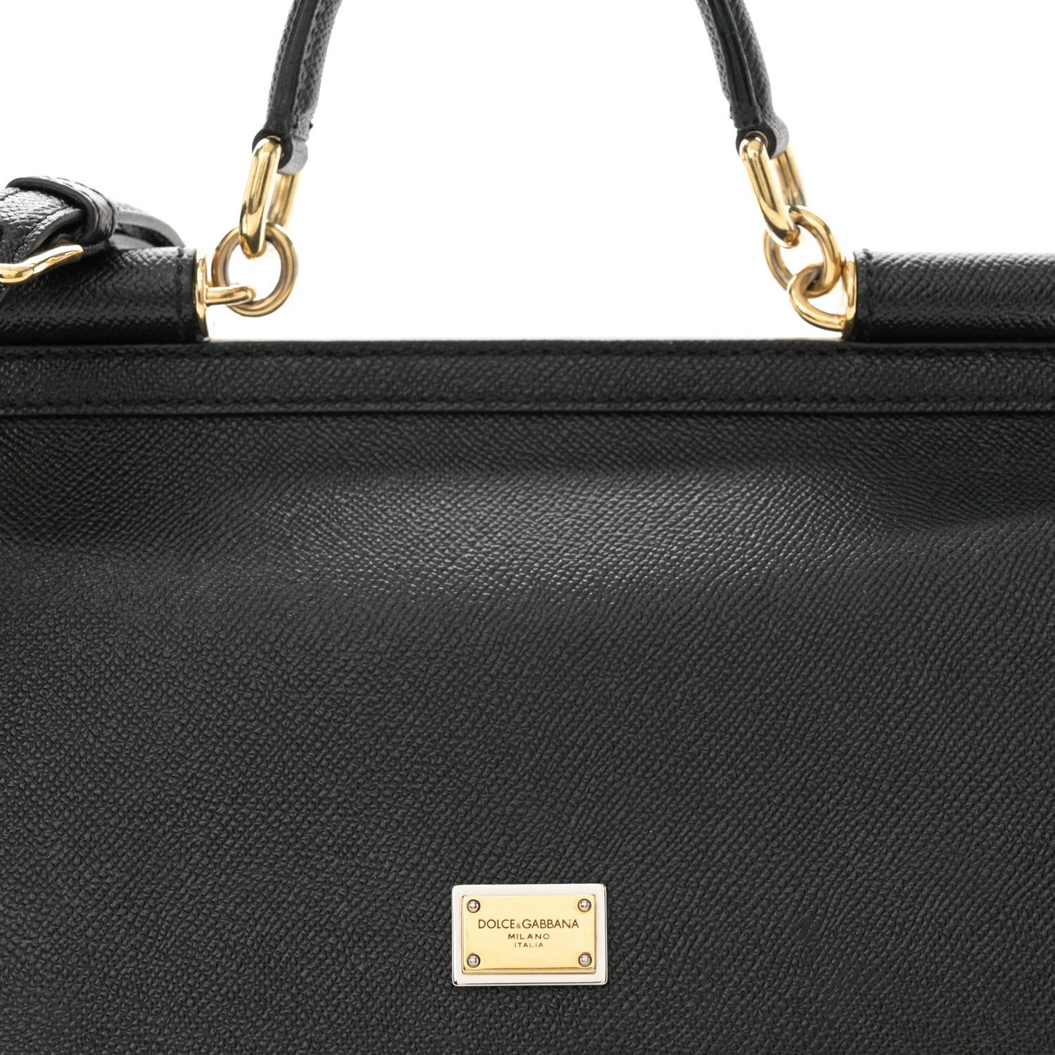 Dolce & Gabbana Dauphine Medium Miss Sicily Satchel Black 6 of 8