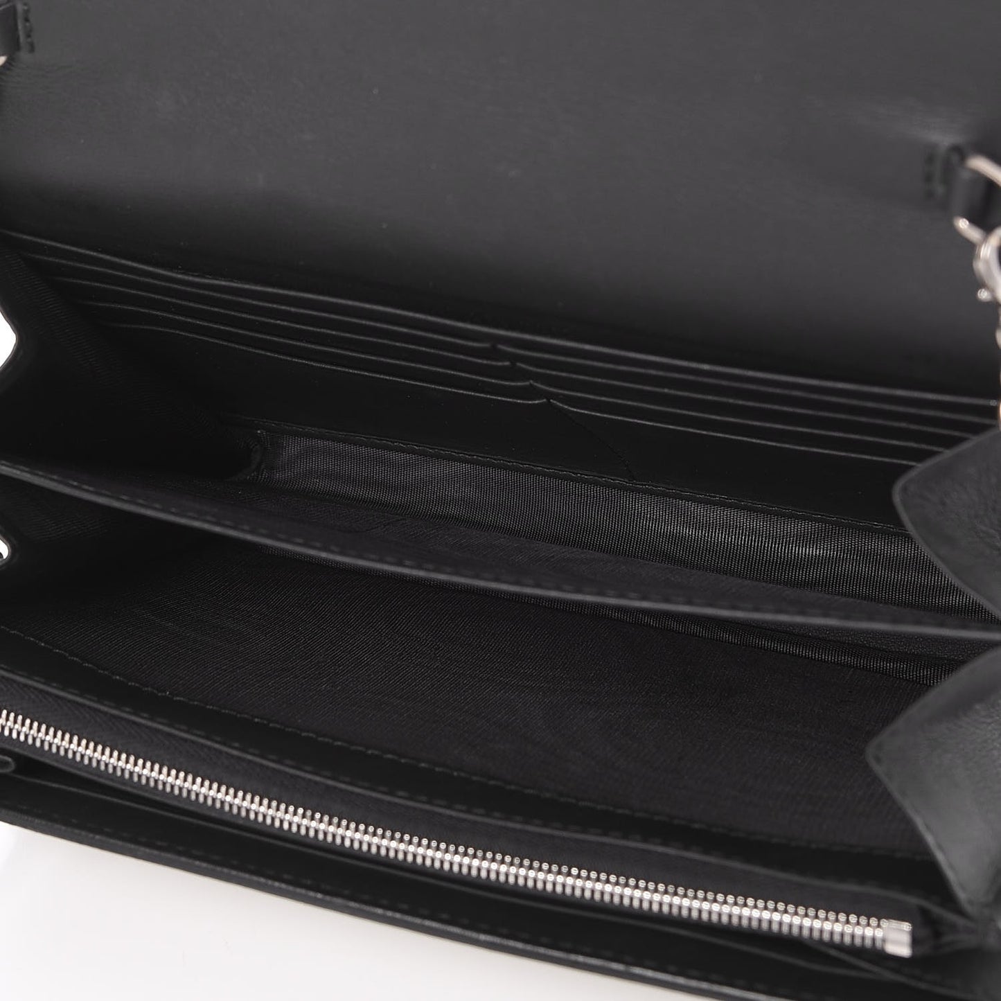 GG Supreme Monogram Mini Dionysus Chain Wallet Beige Black