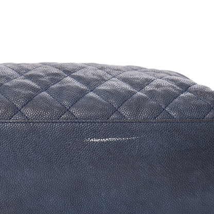 Chanel Caviar Quilted French Riviera Hobo Blue 11 of 17