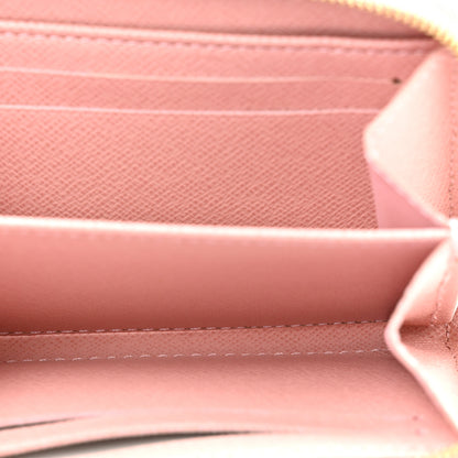 Louis Vuitton Damier Azur Zippy Coin Purse Rose Ballerine 6 of 8