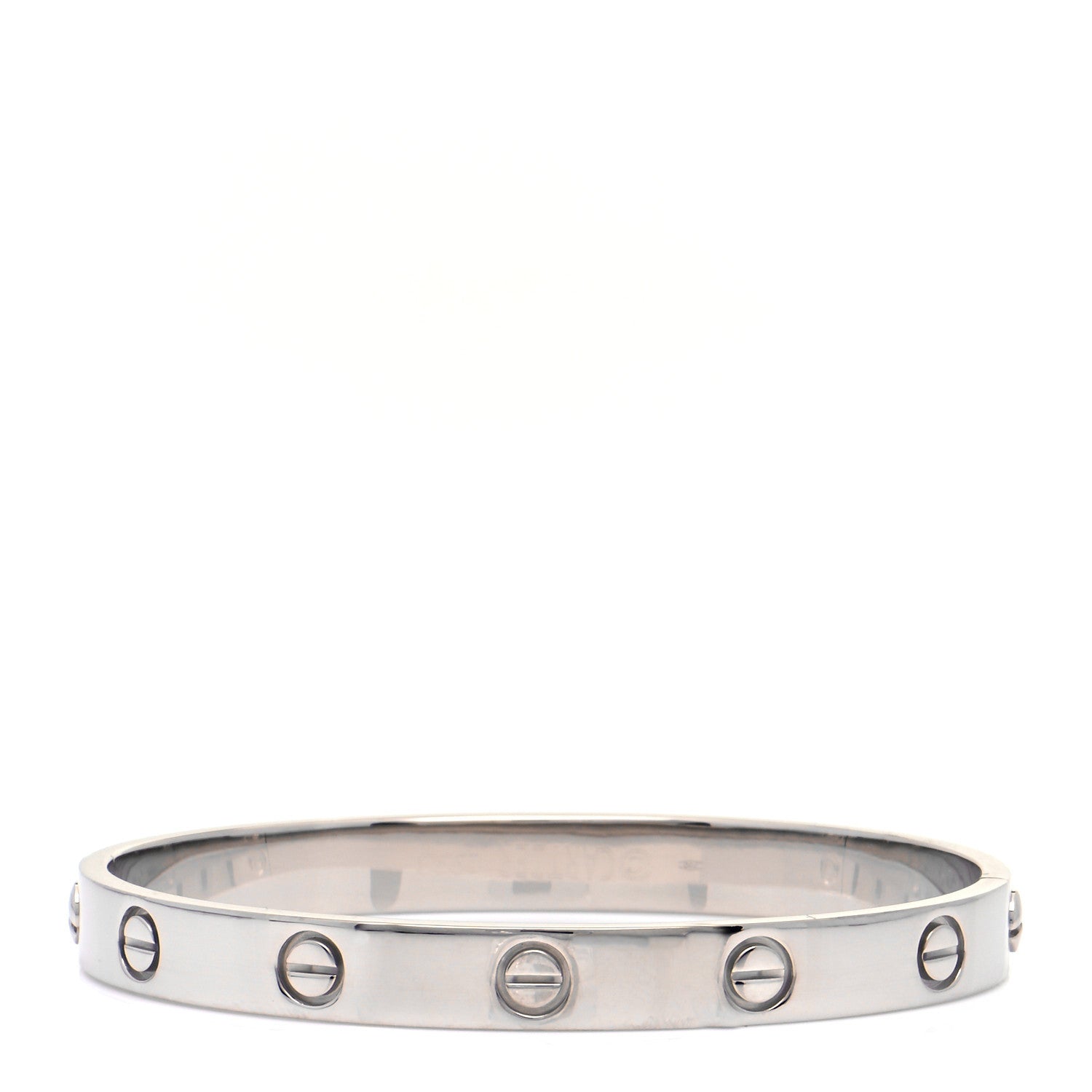 Cartier 18K White Gold LOVE Bracelet 16 3 of 6