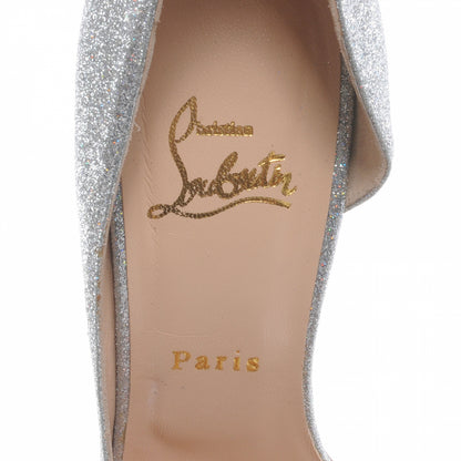 Christian Louboutin Helmour 100 Glitter Pumps 40 Silver 7 of 7