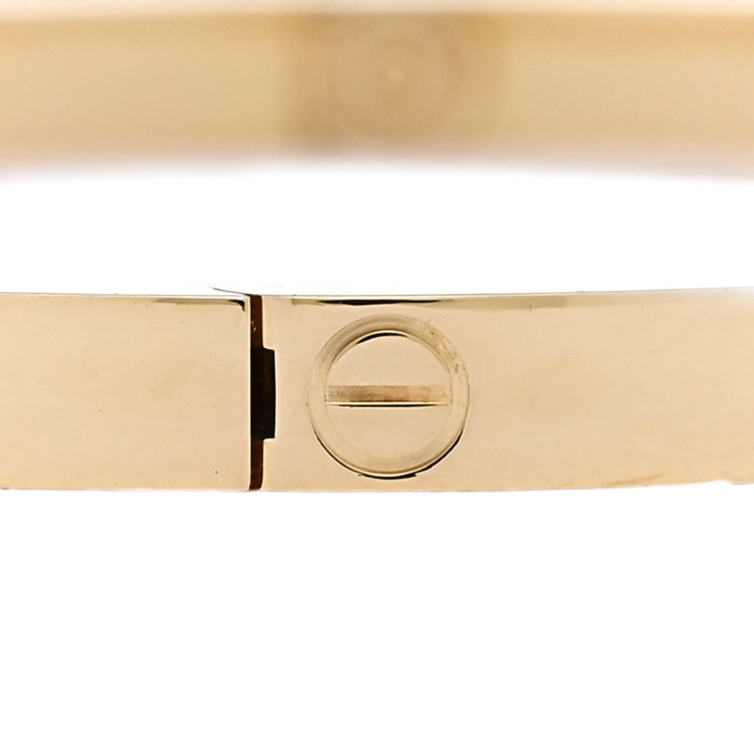 Cartier 18K Yellow Gold Small LOVE Bracelet 17 5 of 8