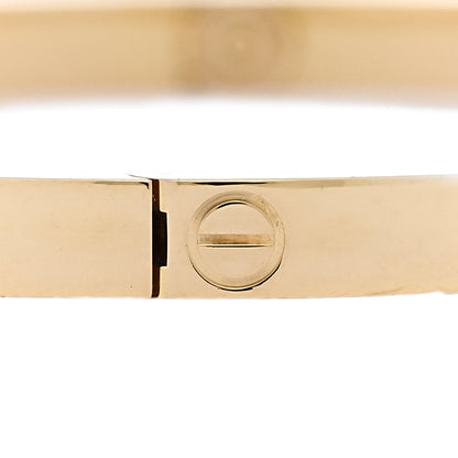 Cartier 18K Yellow Gold Small LOVE Bracelet 17 5 of 8