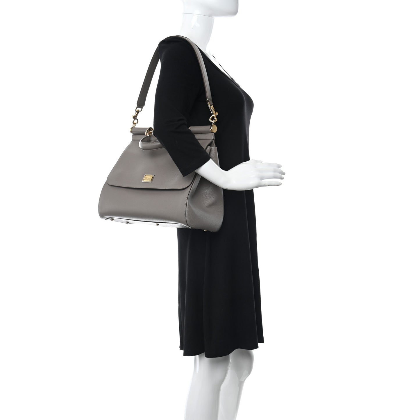 Dauphine Medium Miss Sicily Satchel Grey