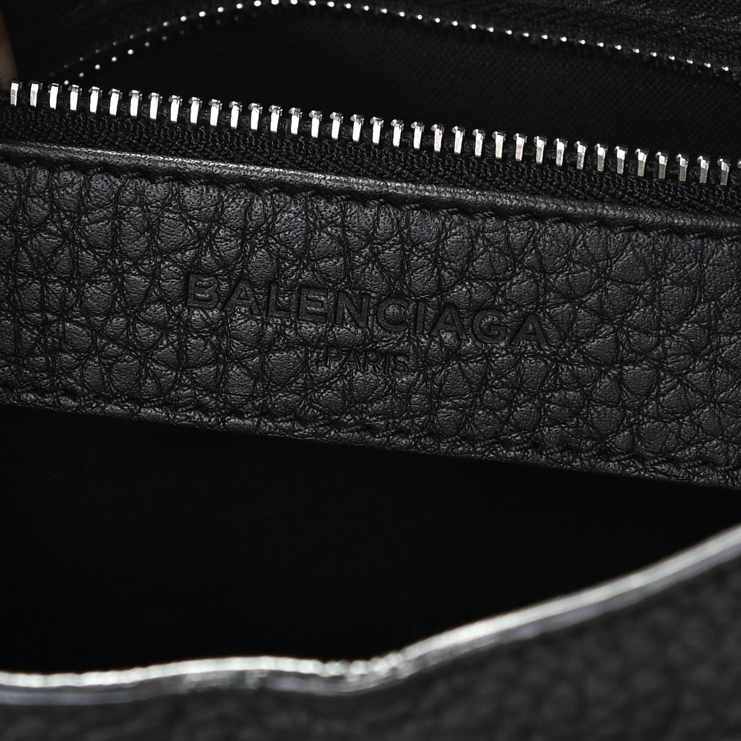 Balenciaga Vibrato Calfskin Classic Silver Hardware S City Black 5 of 8