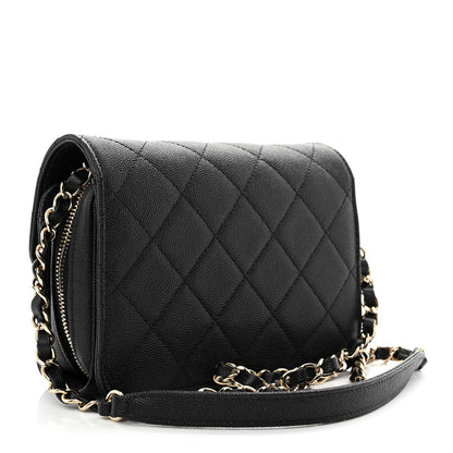 Chanel Caviar Quilted Like A Wallet Flap Black 3 of 11