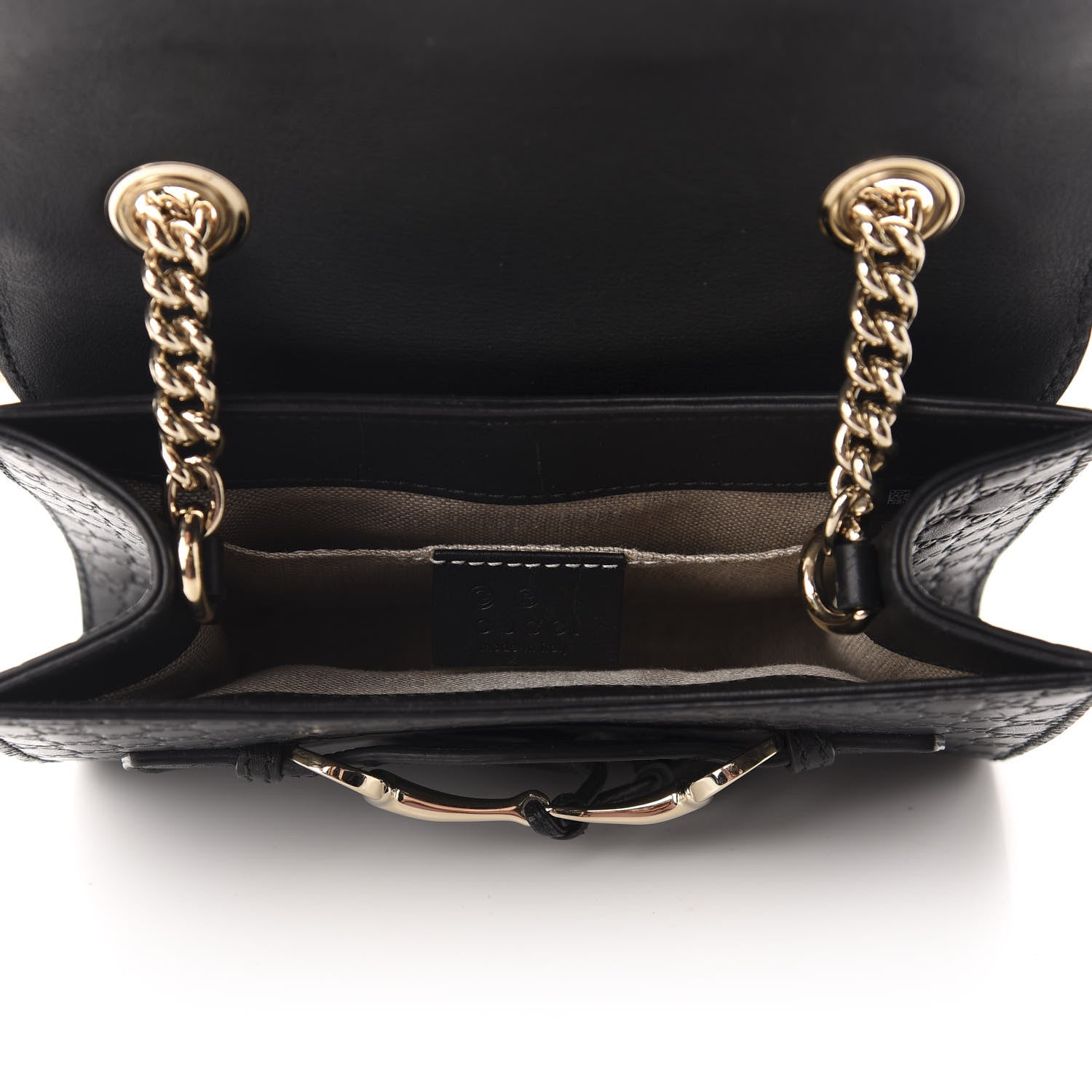 Gucci Microguccissima Mini Emily Shoulder Bag Black 5 of 12