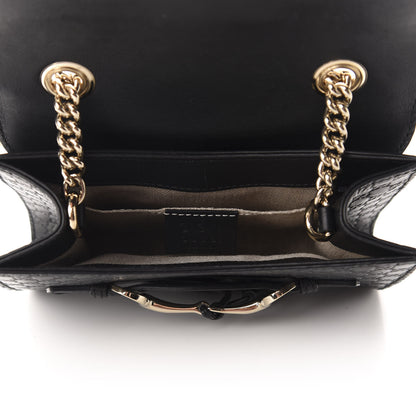 Gucci Microguccissima Mini Emily Shoulder Bag Black 5 of 12