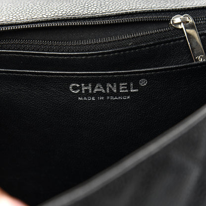Chanel Caviar Quilted Jumbo Single Flap Black 6 of 10