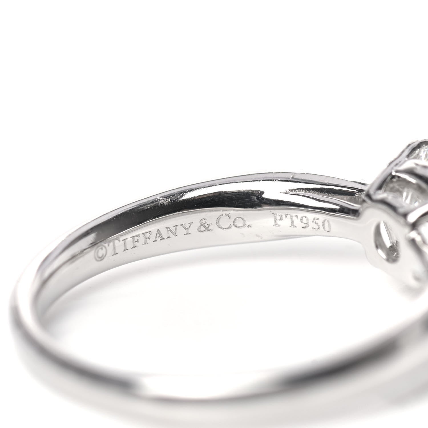 Tiffany Platinum Diamond 1.06ct Harmony Solitaire Engagement Ring 51 5.75 5 of 5