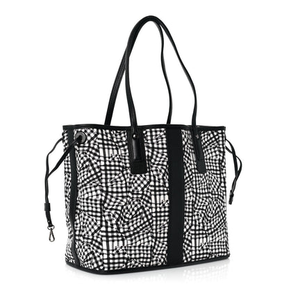 MCM Visetos Medium Liz Reversible Shopper Tote Black 13 of 19