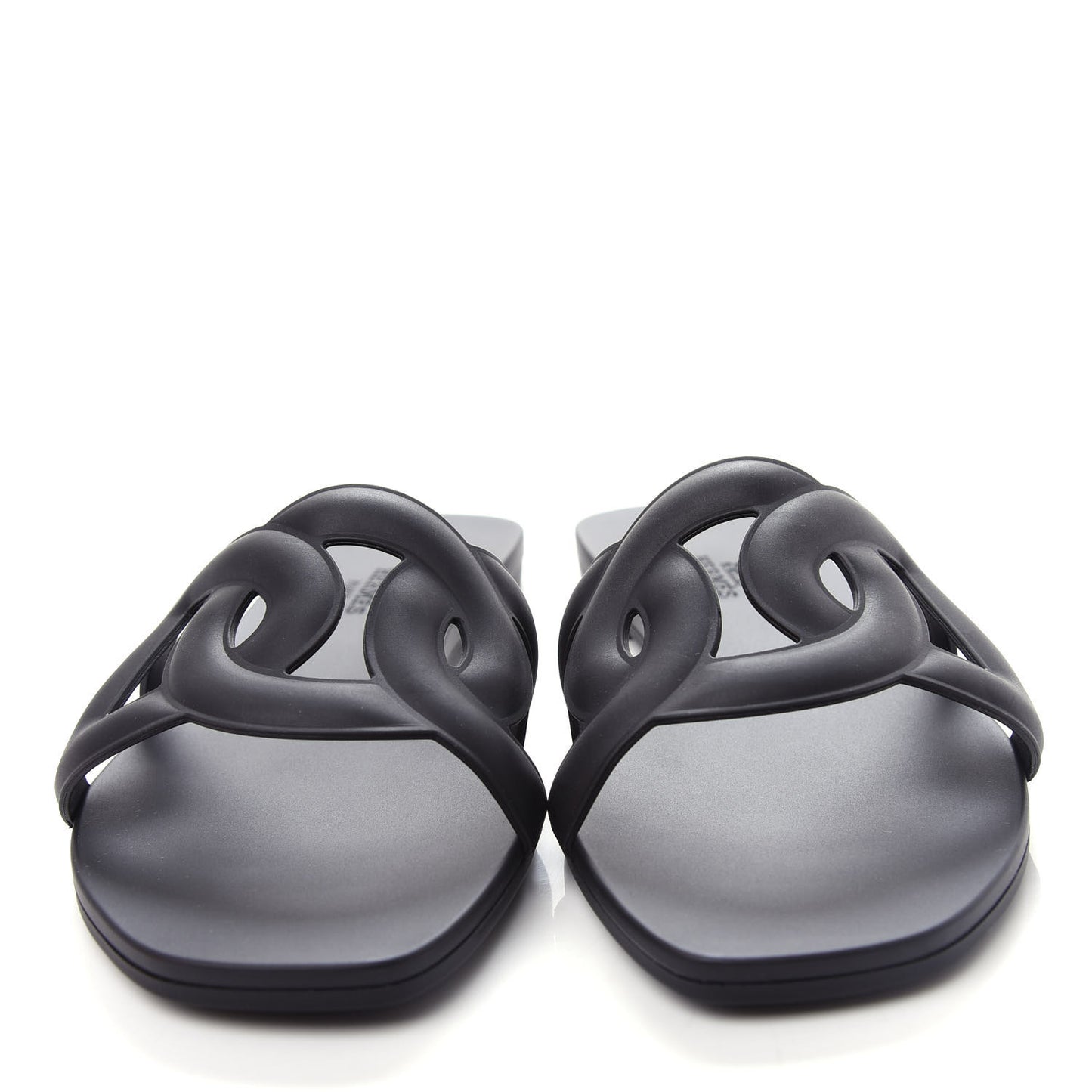 Rubber Aloha Sandals 36 Black