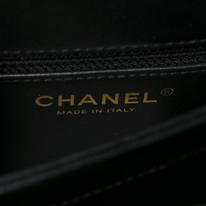 Chanel Lambskin Quilted Small Trendy CC Dual Handle Flap Bag Black 6 of 10