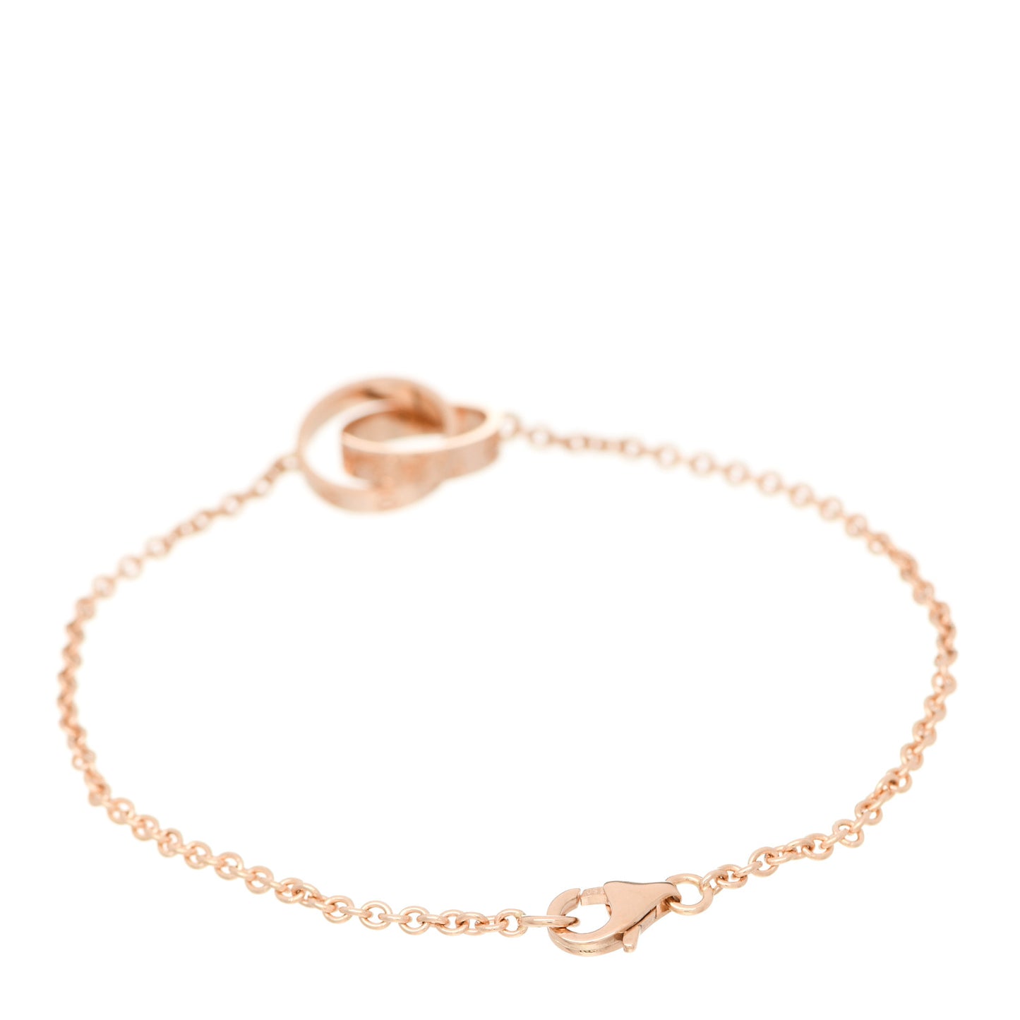 18K Pink Gold Interlocking LOVE Bracelet