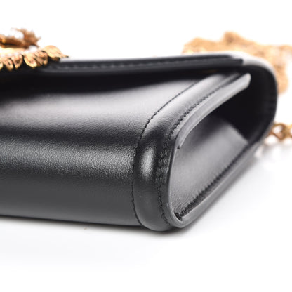 Dolce & Gabbana DOLCE & GABBANA Smooth Calfskin Mini Devotion Crossbody Bag Black 6 of 9