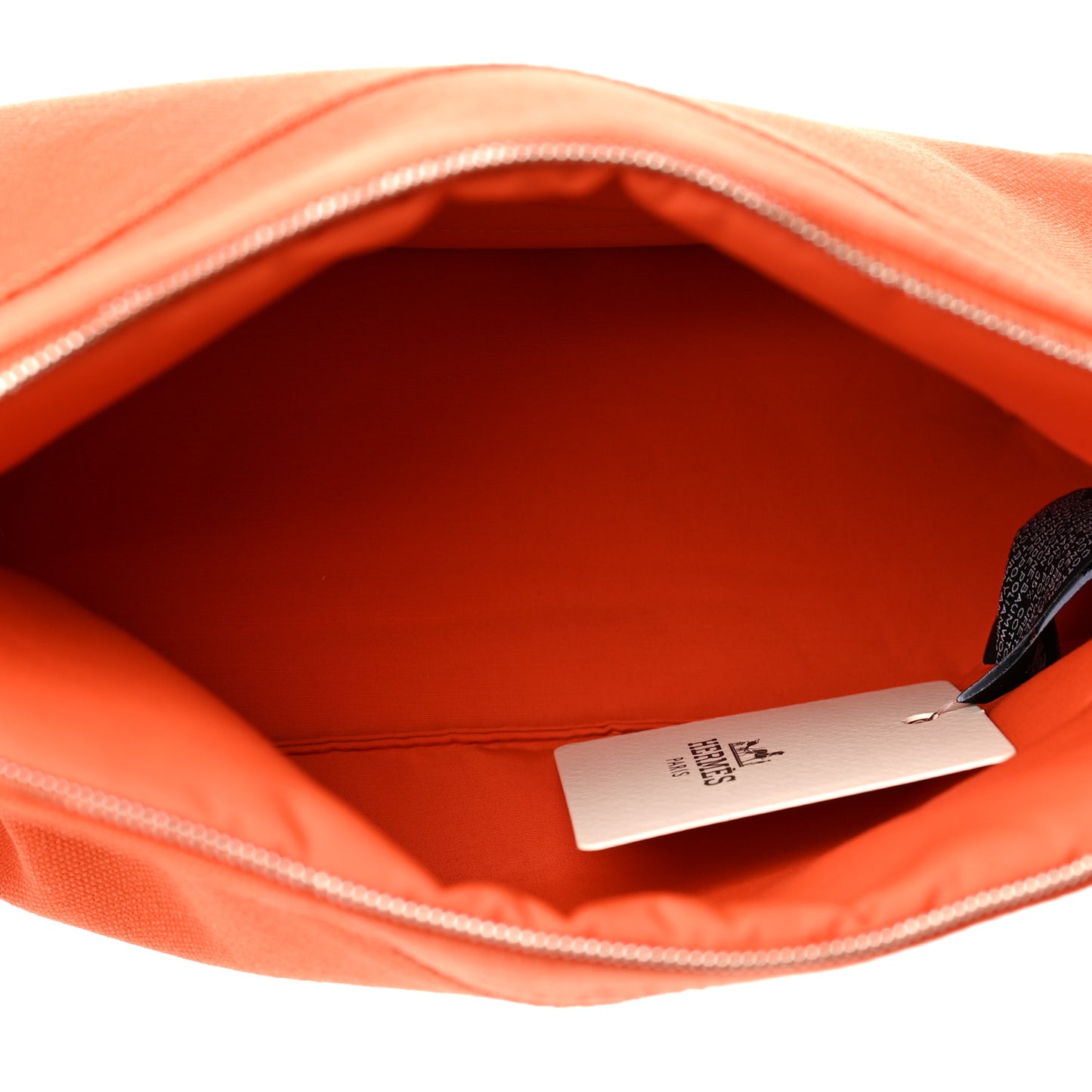 Cotton Canvas Mini Bolide Travel Cosmetic Pouch Feu