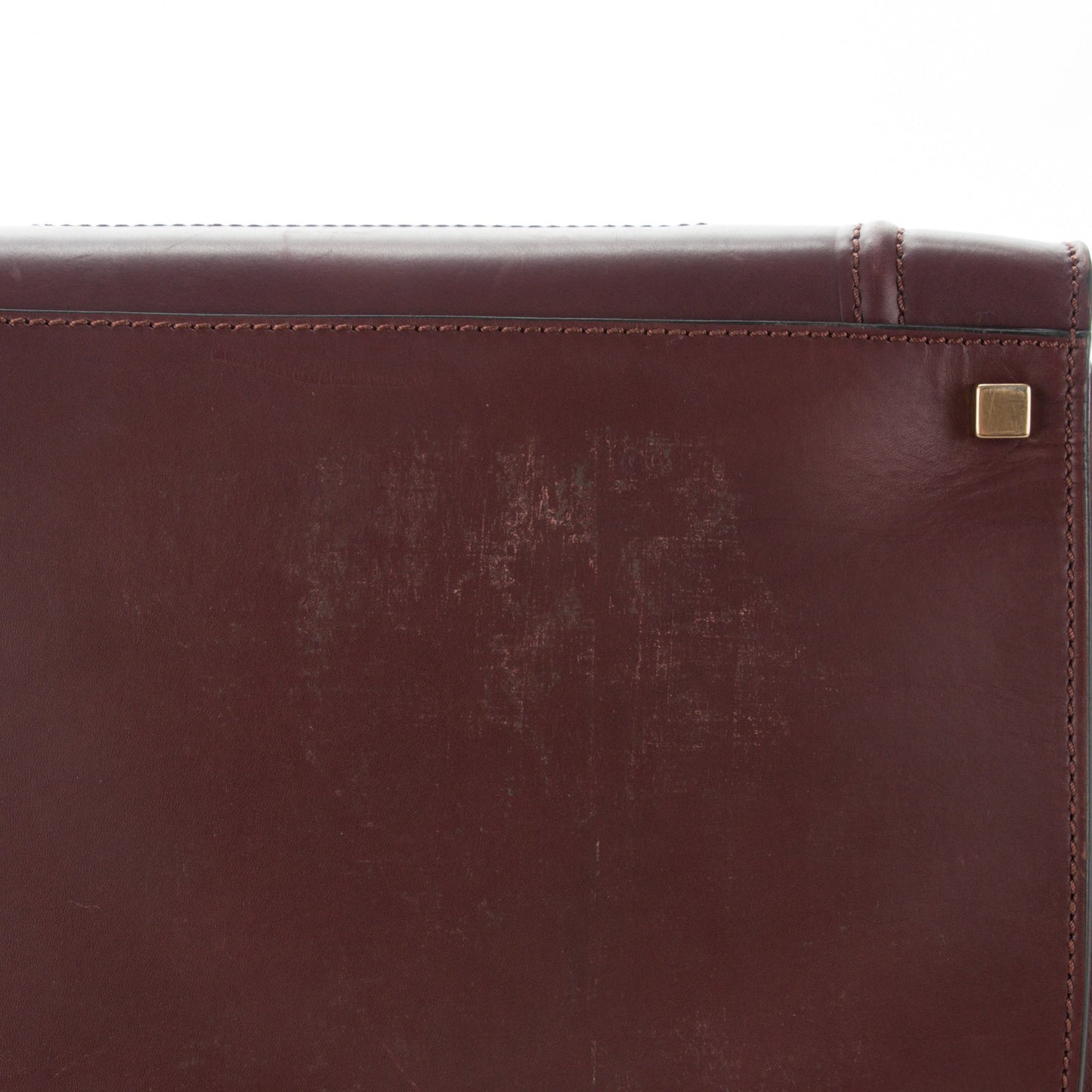 Natural Calfskin Medium Phantom Luggage Burgundy