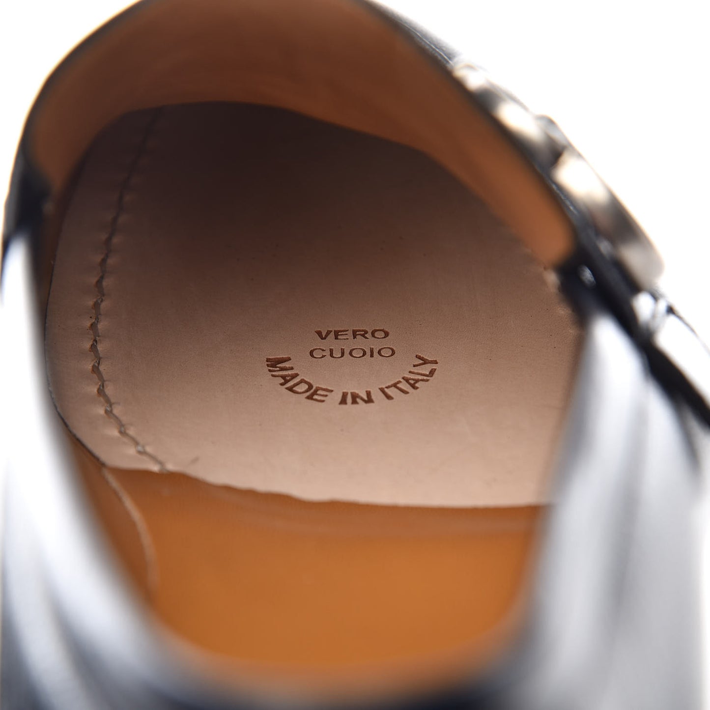 Goatskin Mens GG Loafers 8.5 Blue
