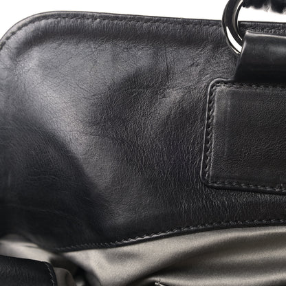 Chanel Lambskin East West Soho Shopper Black 9 of 16