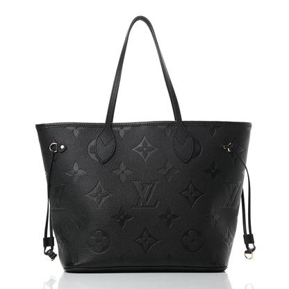 Louis Vuitton Empreinte Monogram Giant Neverfull MM Black 3 of 11