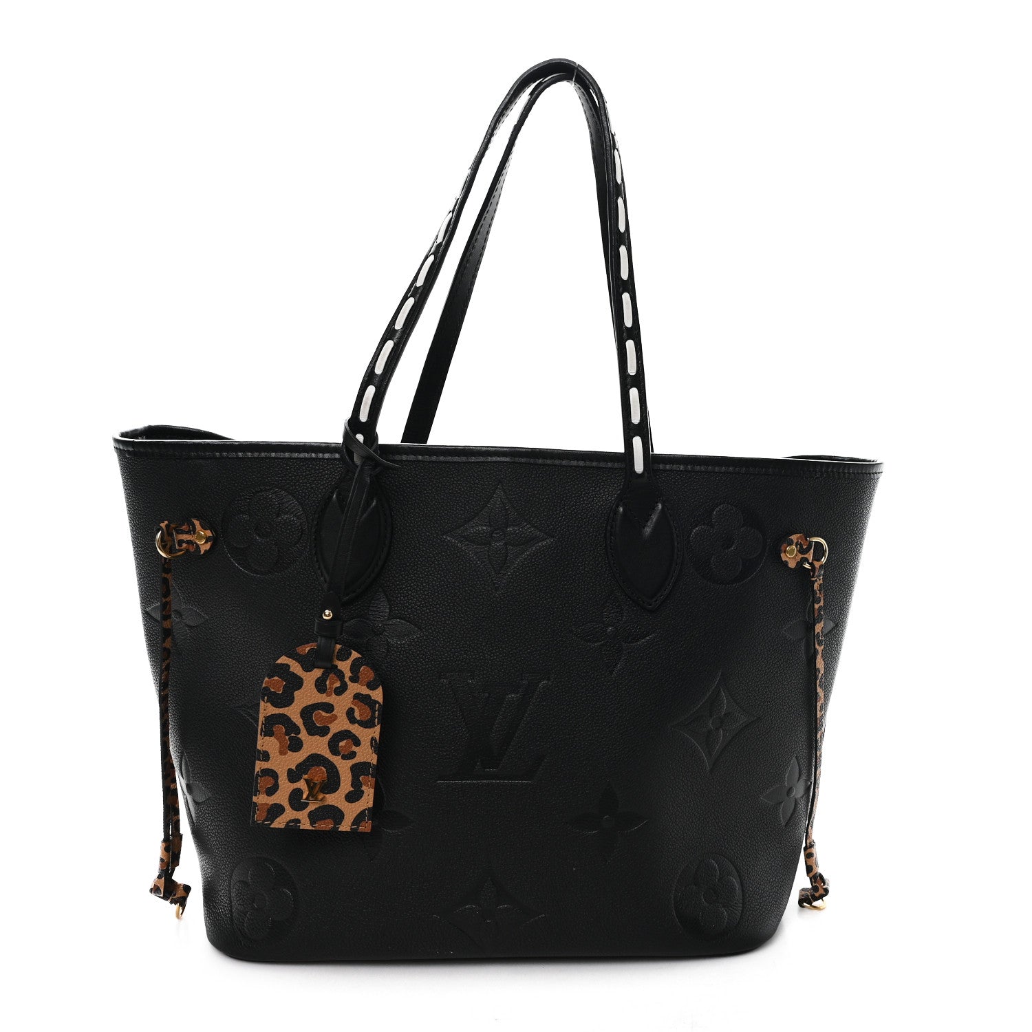 Louis Vuitton Empreinte Monogram Giant Wild at Heart Neverfull MM Black 1 of 10
