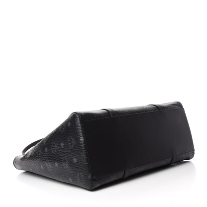 MCM Visetos Toni Shopper Tote Black 4 of 12