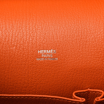 Hermes Taurillon Clemence Jypsiere 31 Orange 6 of 9
