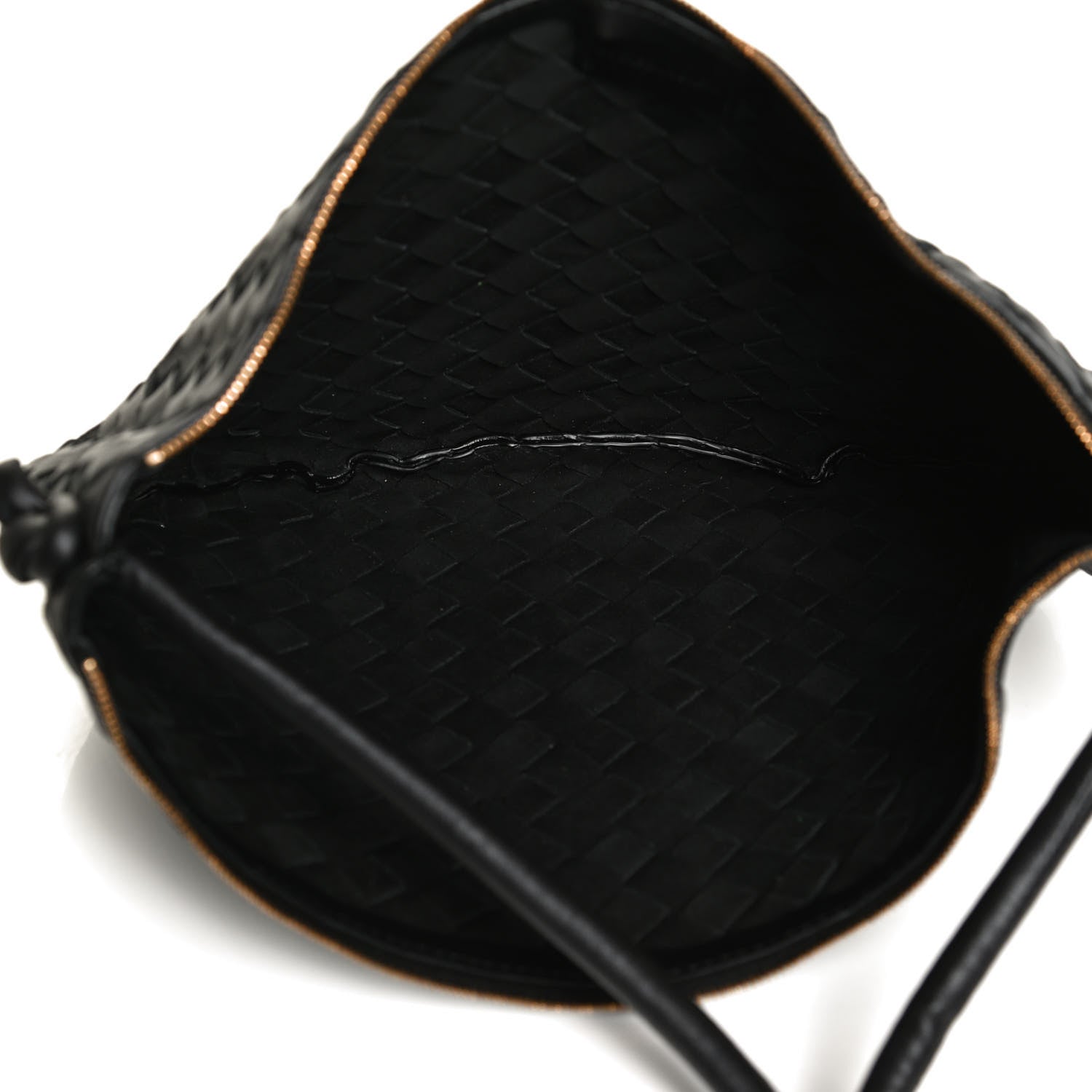 Bottega Veneta Nappa Intrecciato Hobo Bag Black 4 of 10