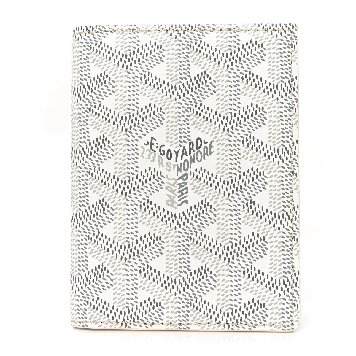 Goyardine Saint Marc Card Holder White