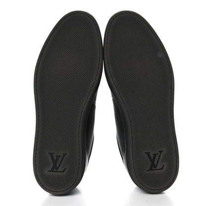 Louis Vuitton Calfskin Nylon Damier Offshore Sneakers 8 Black 5 of 13