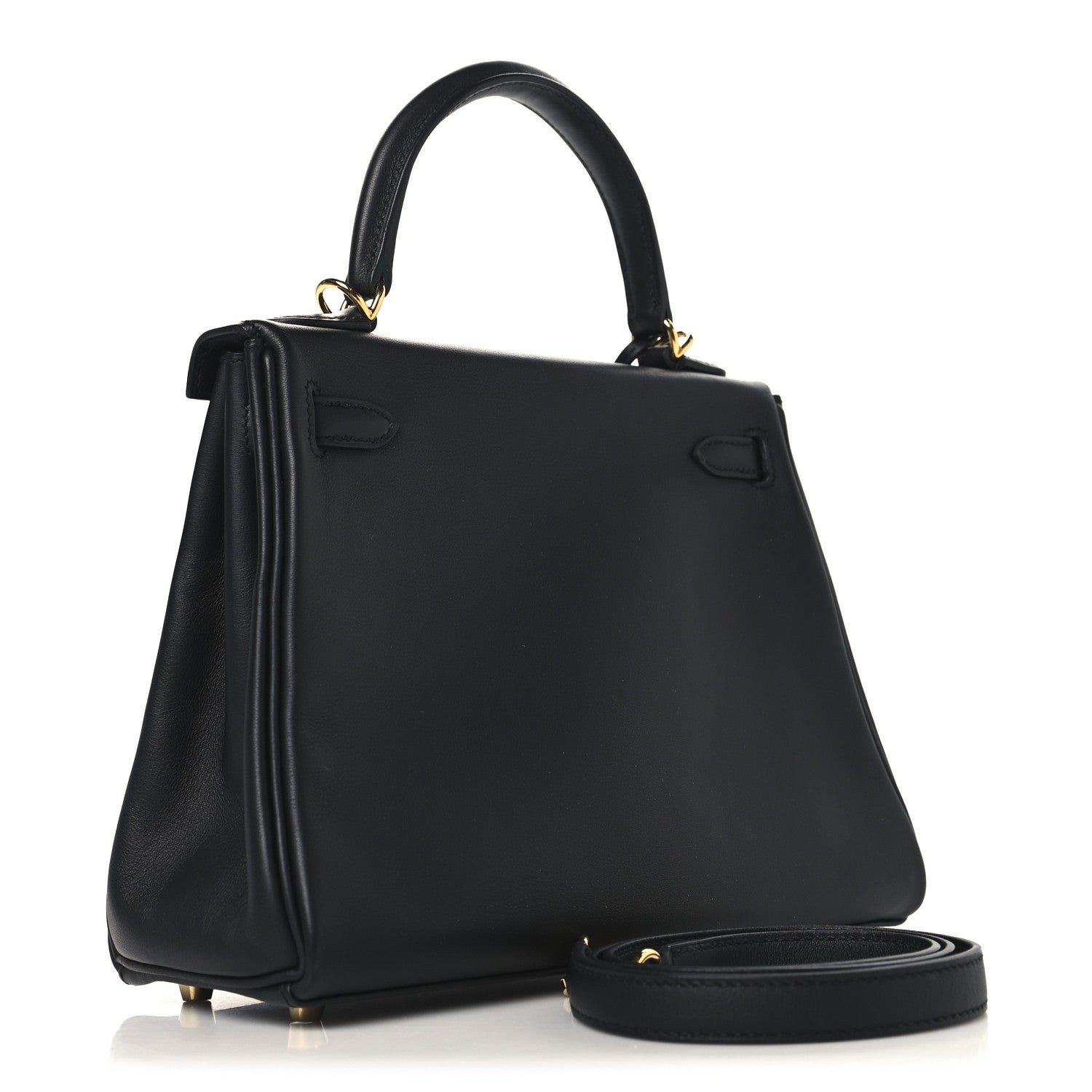 Hermes Swift Kelly Retourne 25 Black 3 of 12