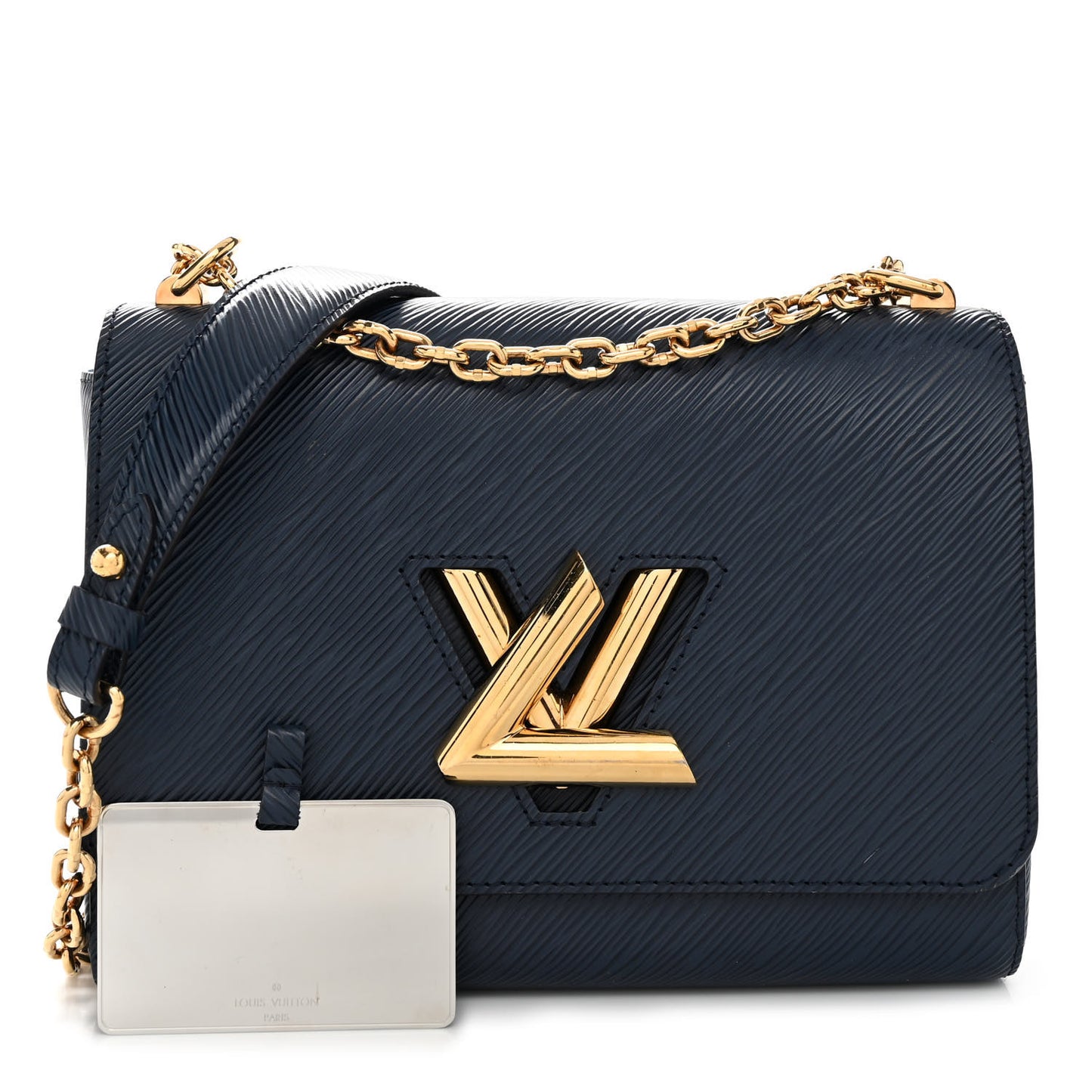 Epi Twist Shoulder Bag MM Indigo