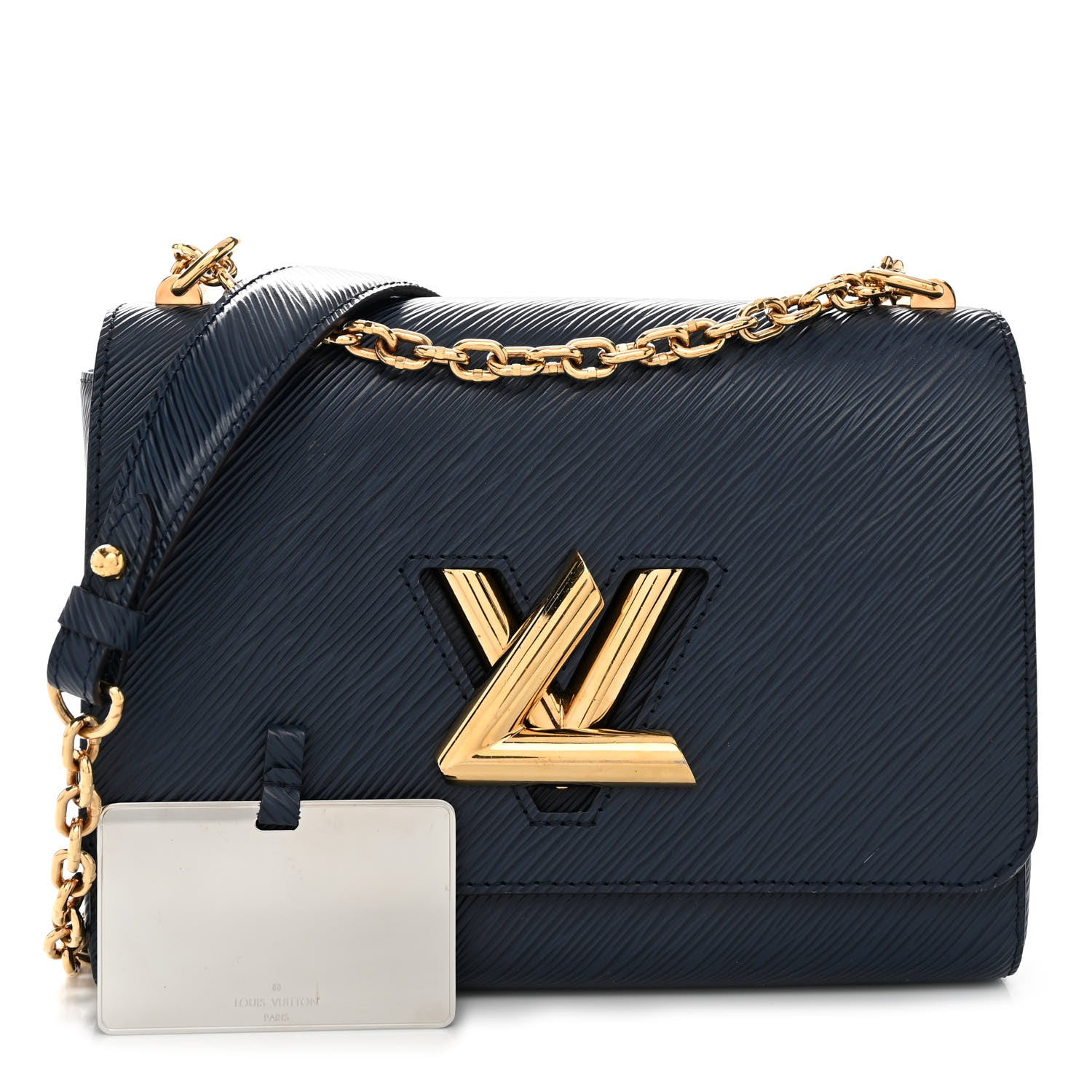 Louis Vuitton Epi Twist Shoulder Bag MM Indigo 1 of 10