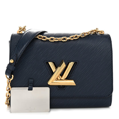 Louis Vuitton Epi Twist Shoulder Bag MM Indigo 1 of 10