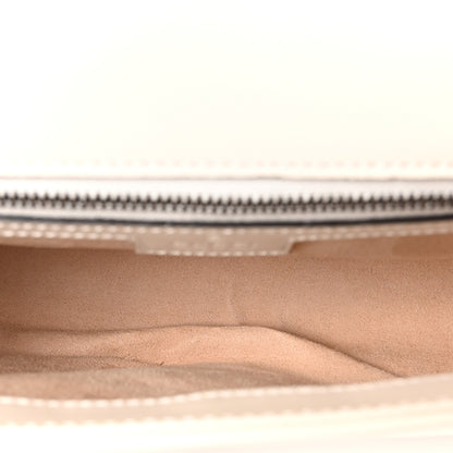 Gucci Calfskin Matelasse Small GG Marmont Shoulder Bag White 5 of 10