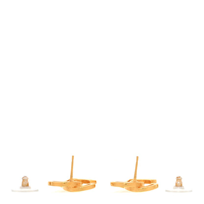 Chanel Metal Obazine CC Earrings Gold 3 of 5