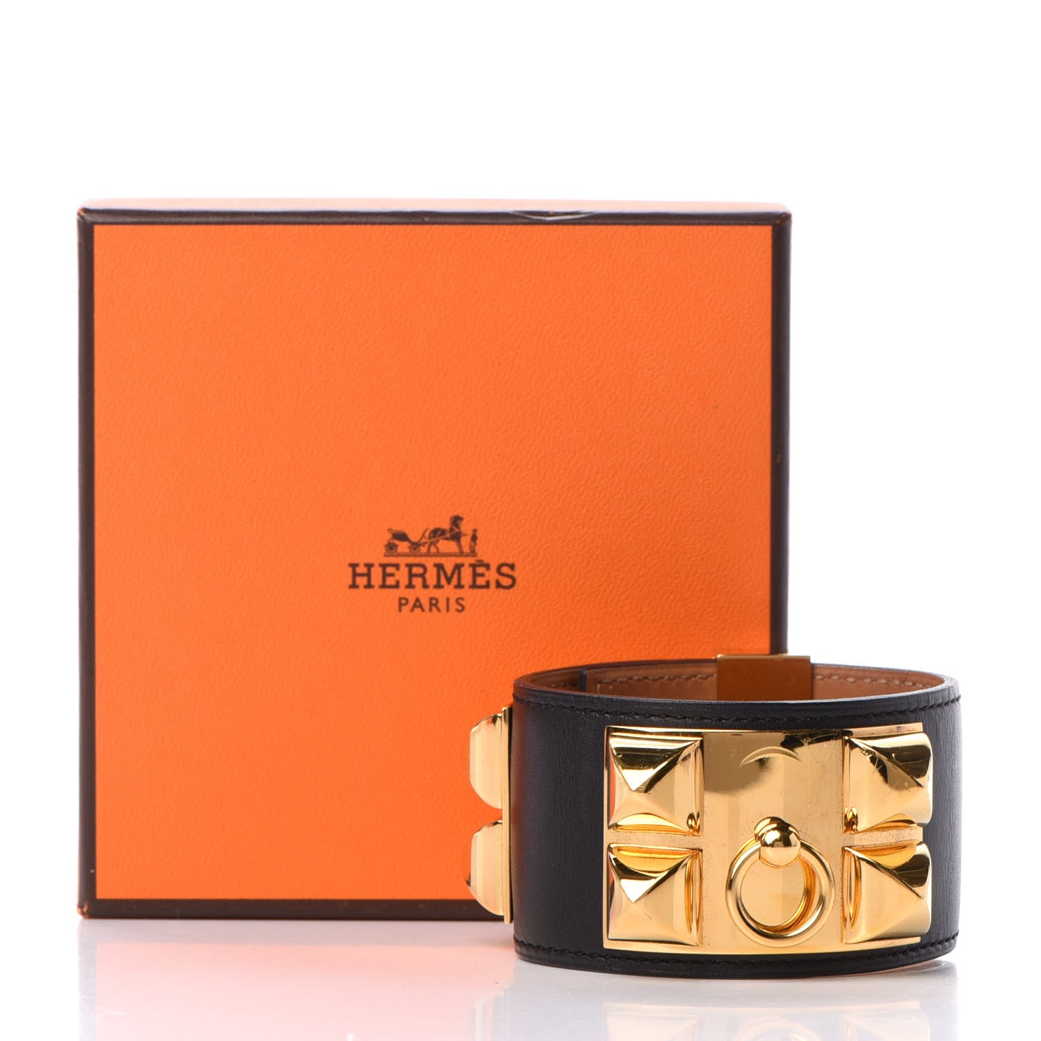 Hermes Chamonix Collier De Chien CDC Bracelet S Black 6 of 6