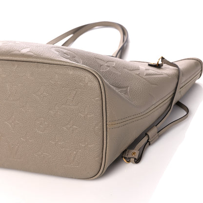 Louis Vuitton Empreinte Monogram Giant Neverfull MM Tourterelle 9 of 11