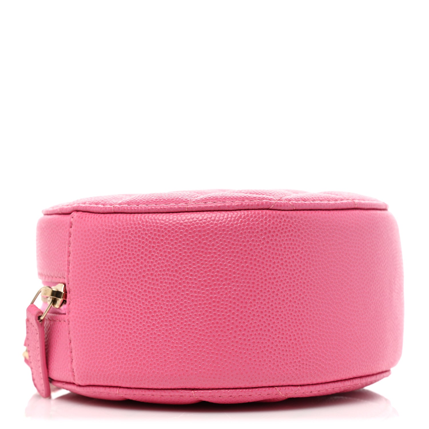 Chanel Caviar Quilted Round Clutch With Chain Pink 4 of 9