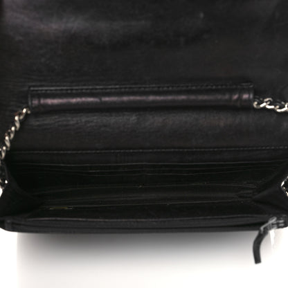 Chanel Caviar Timeless CC Wallet On Chain WOC Black 5 of 11