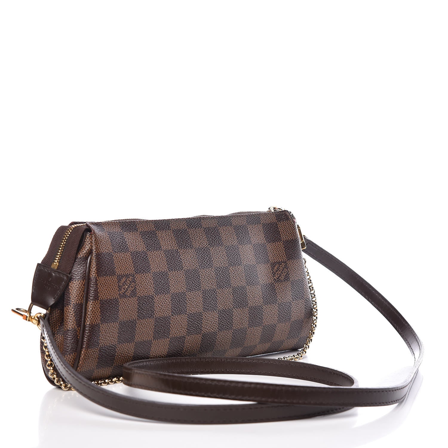 Louis Vuitton Damier Ebene Eva Clutch 3 of 13
