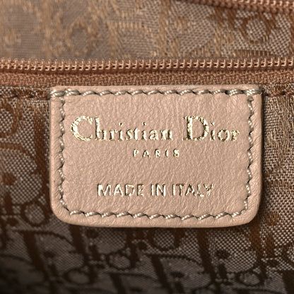 Christian Dior Canvas Leopard Print Buckle Hobo Beige 6 of 9