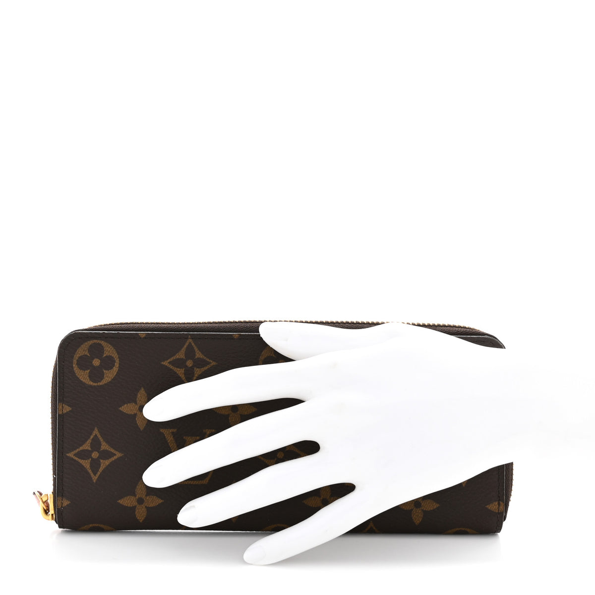 Monogram Clemence Wallet Rose Ballerine