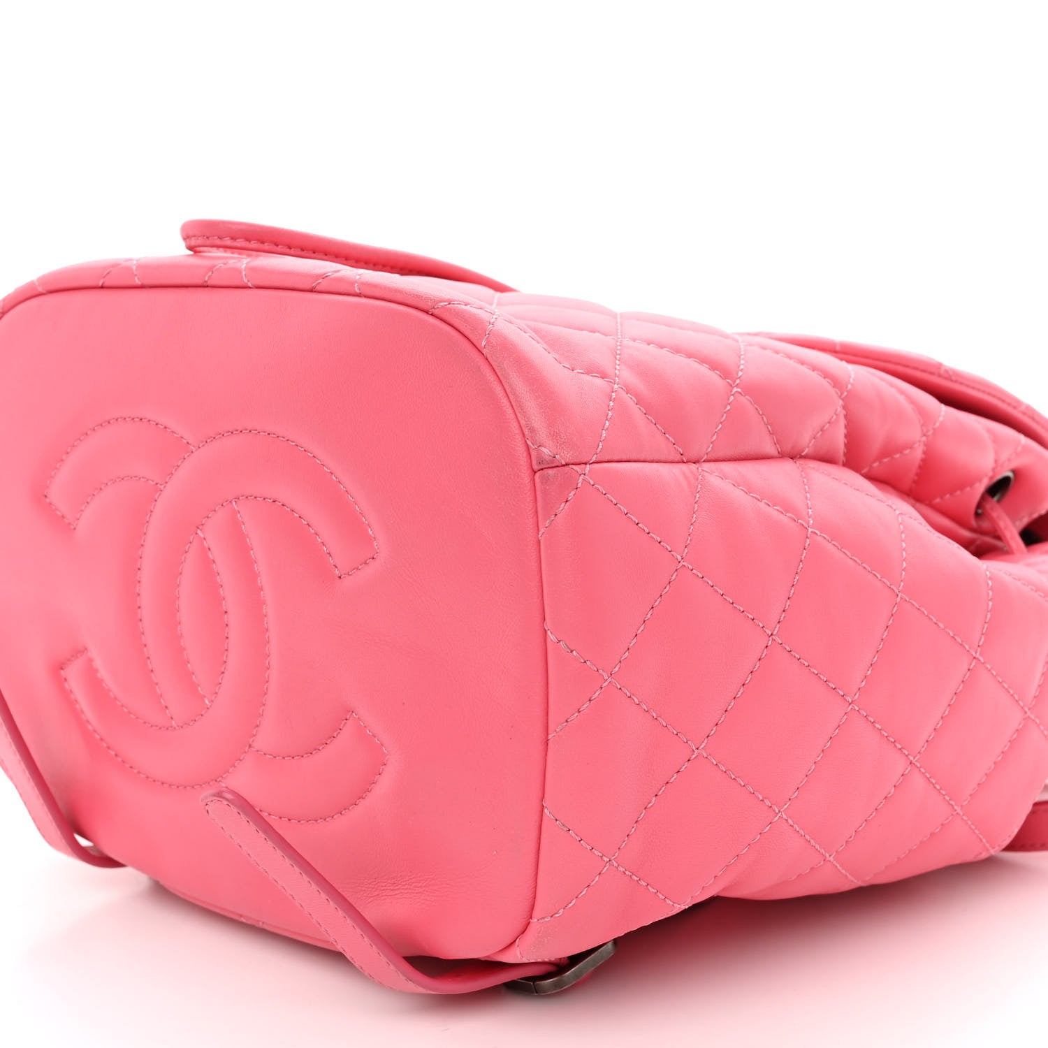 Chanel Lambskin Quilted Daily Supple Backpack Pink 9 of 9