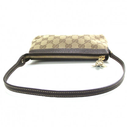 Gucci Monogram Bumble Bee Charm Pochette Ebony 3 of 10