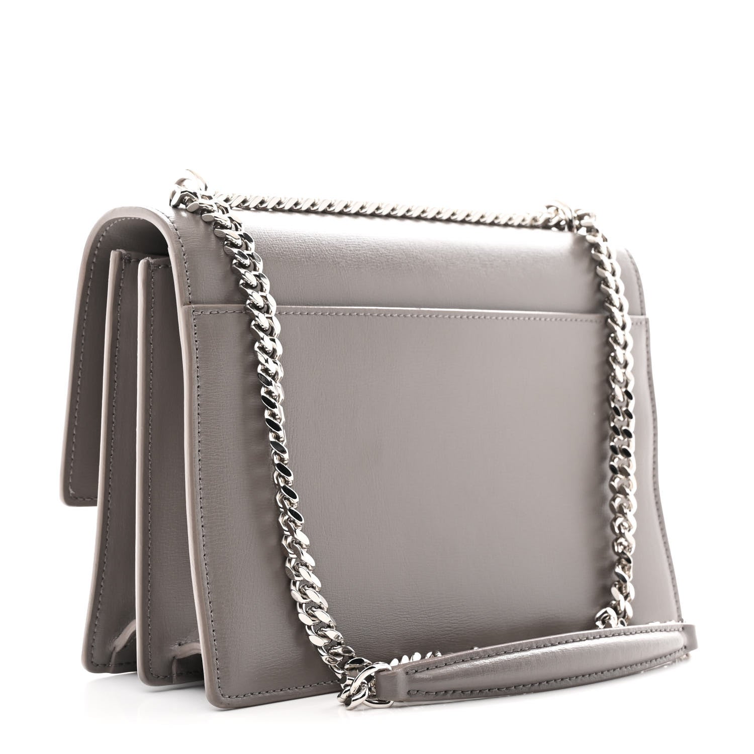 Saint Laurent Calfskin Medium Monogram Sunset Fog 2 of 13
