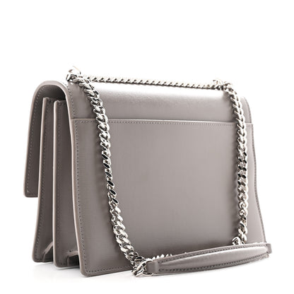 Saint Laurent Calfskin Medium Monogram Sunset Fog 2 of 13