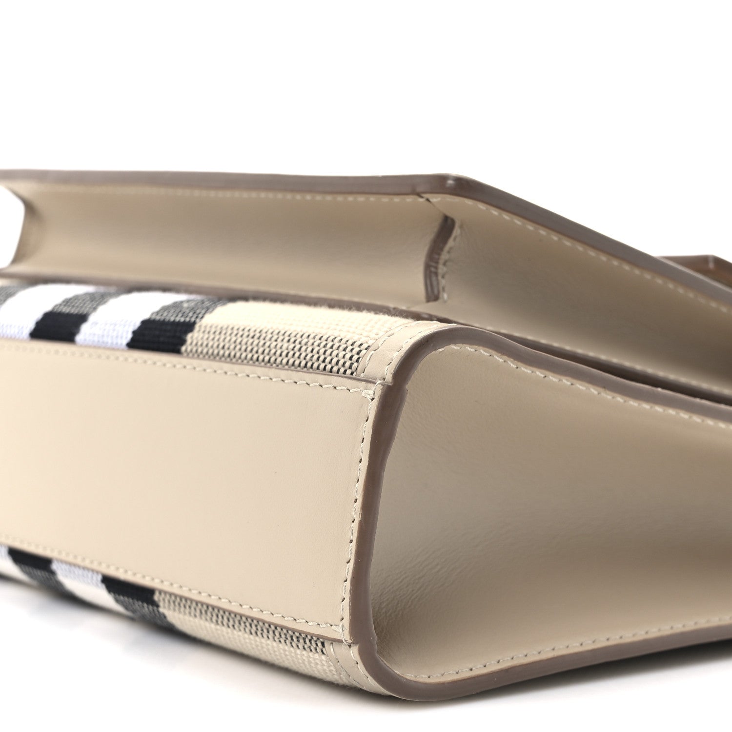 Burberry Smooth Calfskin Archive Canvas Check Mini Pocket Bag Dusty Sand 10 of 10