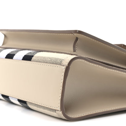Burberry Smooth Calfskin Archive Canvas Check Mini Pocket Bag Dusty Sand 10 of 10